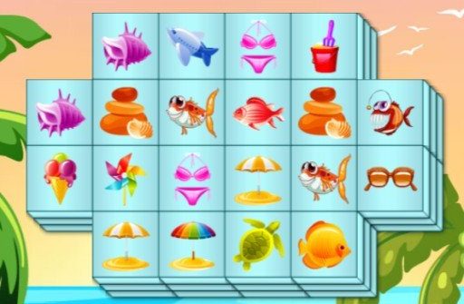 Summer Mahjong - kostenlos bei Computerspiele.at spielen!