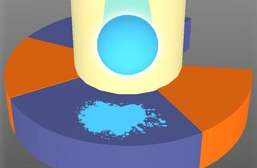 The Helix Fall Jump kostenlos bei Computerspiele.at spielen!